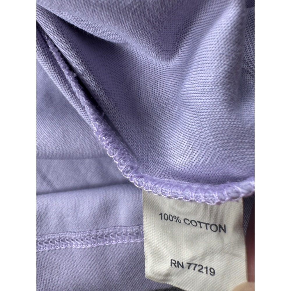 Joseph Abboud Liquid Soft Polo Shirt Mens Large Purple Lavender 100% Cotton L - Picture 7 of 9